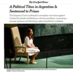 Cristina Kirchner, condenada: las repercusiones alrededor del mundo