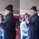 Gerardo Romano, apoyando al Hospital Garrahan: «Vine para denunciar a este gobierno de hijos de p…»