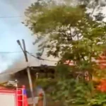 Se incendió una vivienda habitada por cinco chicos