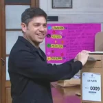 Votó Axel Kicillof: «Hay que salir a votar, hay que decidir»